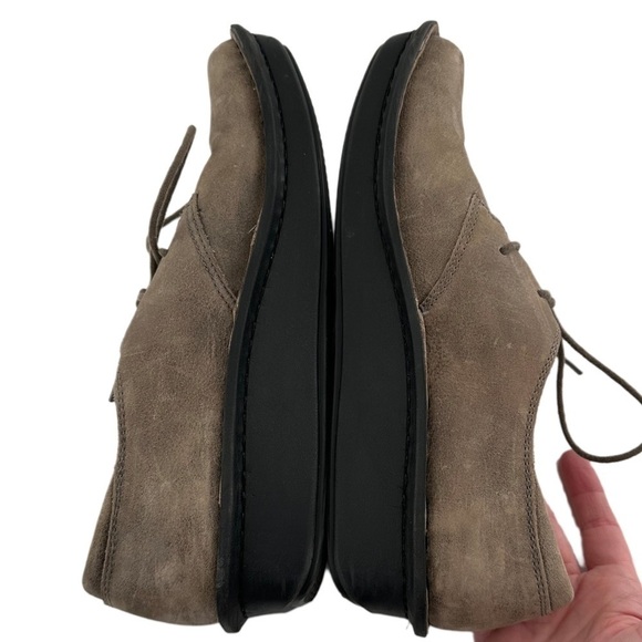 Alegria womens flats size 39 brown nubuck lace up orthopedic nursing - Picture 9 of 11